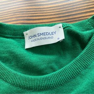 John Smedley Emerald Crewneck Sweater